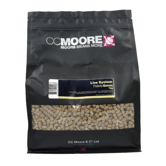 CC MOORE 1kg Live System Pellets 6mm